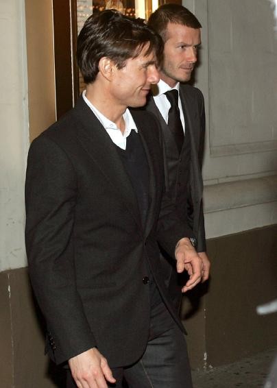 Còn với Beckham, anh đã từng tiết lộ Tom Cruise là người đàn ông đẹp trai nhất mà anh đã từng gặp